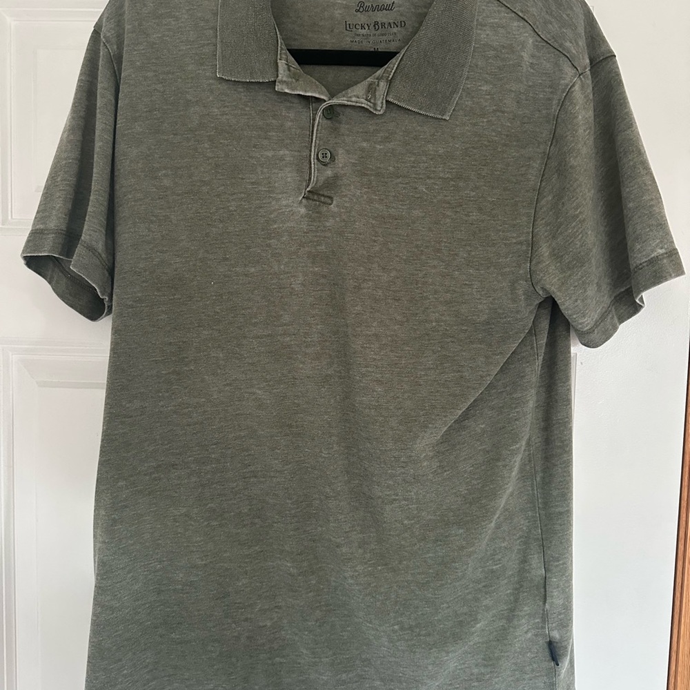 Lucky Brand Men's Green Polo Shirt
